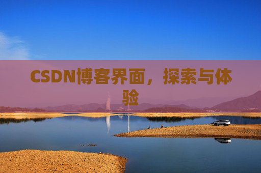 CSDN博客界面,探索与体验